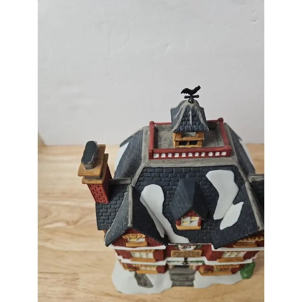 Dept 56 Boarding & Lodging School #5810-6 Dickens' Village Series WLite Orig Box